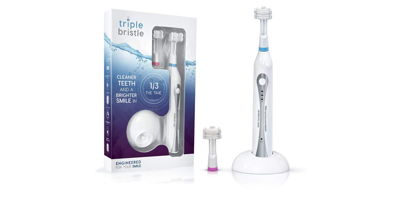 Triple Bristle Sonic Electric Toothbrush Review